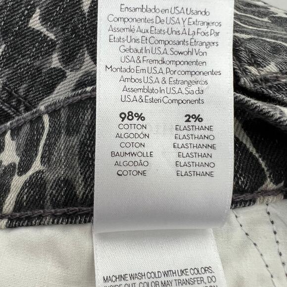 MOTHER Superior Animal Print Mini Skirt The Vagabond Size 24 - Picture 15 of 15